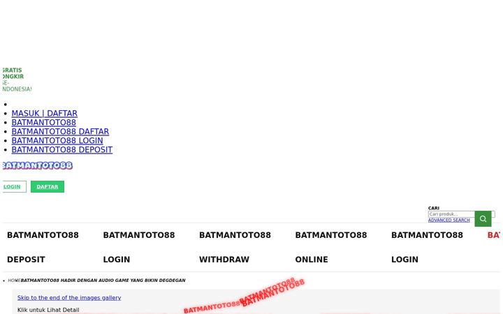 Screenshot of batmantoto88.shop