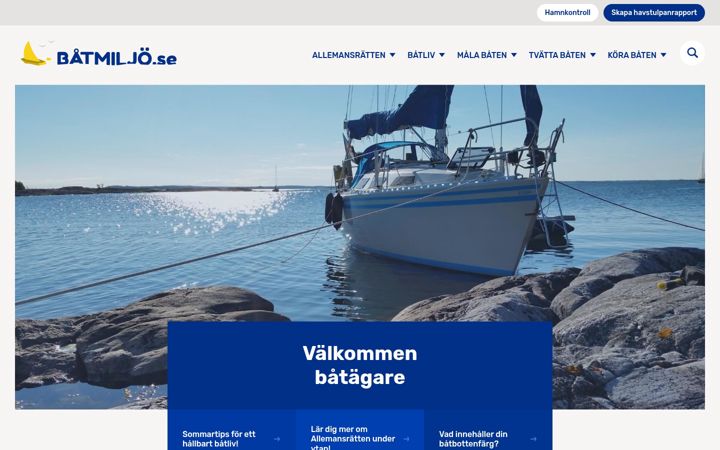 Screenshot of batmiljo.se