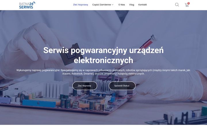 Екранна снимка на batnaserwis.com