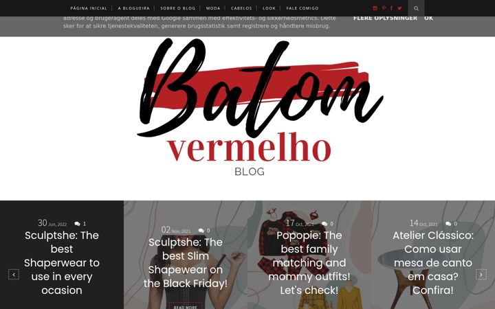 Screenshot van batomvermelhoblog.com.br