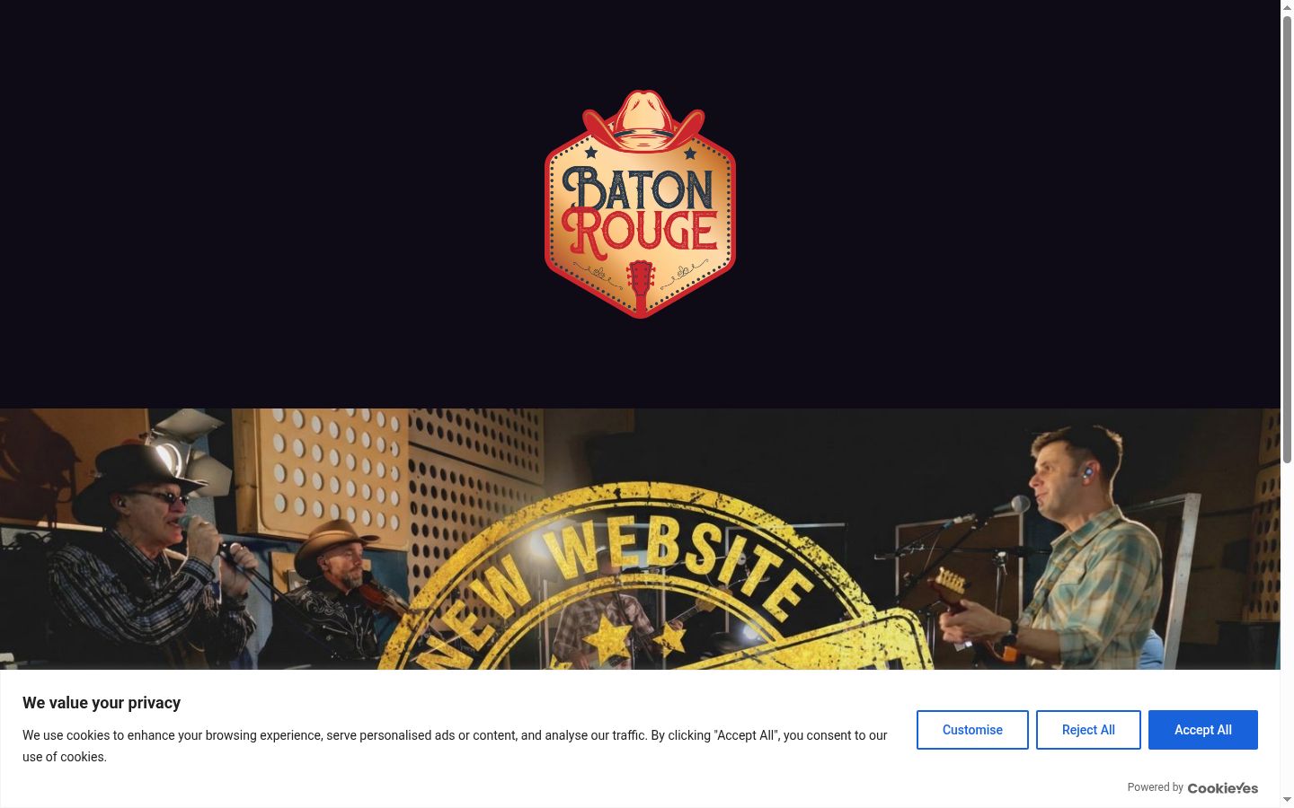 Screenshot des Einwilligungsbanners vor jeglicher Interaktion