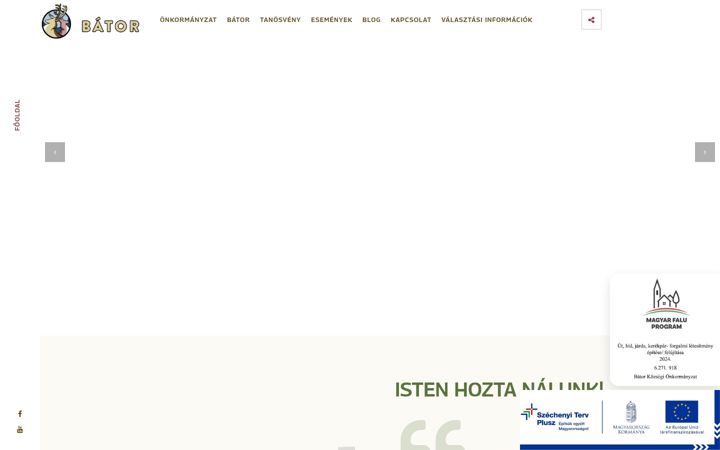 Screenshot of bator.hu