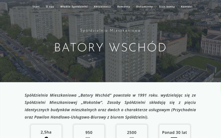 Screenshot of batory-wschod.com.pl