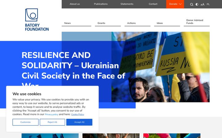 Screenshot of batory.org.pl