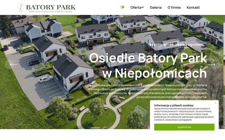 Screenshot of batorypark.pl