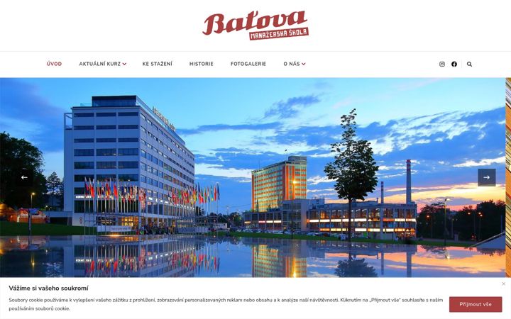 Ekrano kopija batovaskola.cz