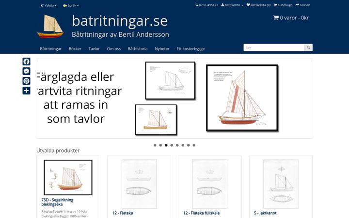 Screenshot of batritningar.se