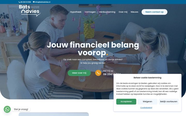Zrzut ekranu batsadvies.nl