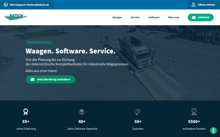 Screenshot of batsch.at