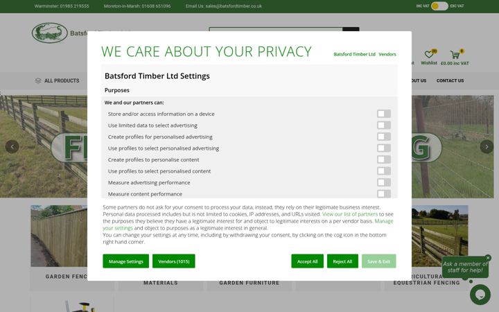 Screenshot of batsfordtimber.co.uk