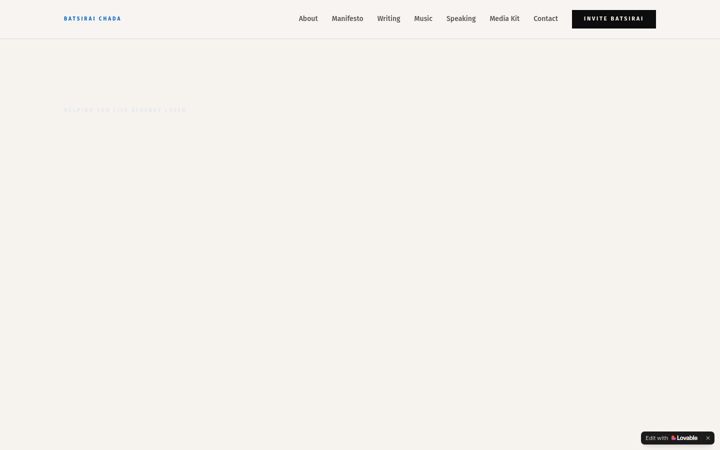Screenshot of batsirai.com