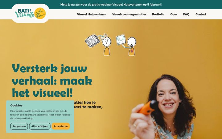 Zrzut ekranu batsvisuals.nl