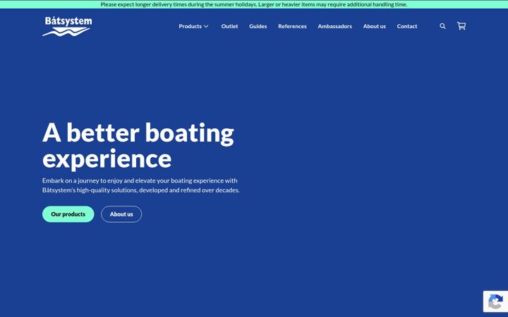 Screenshot of batsystem.se