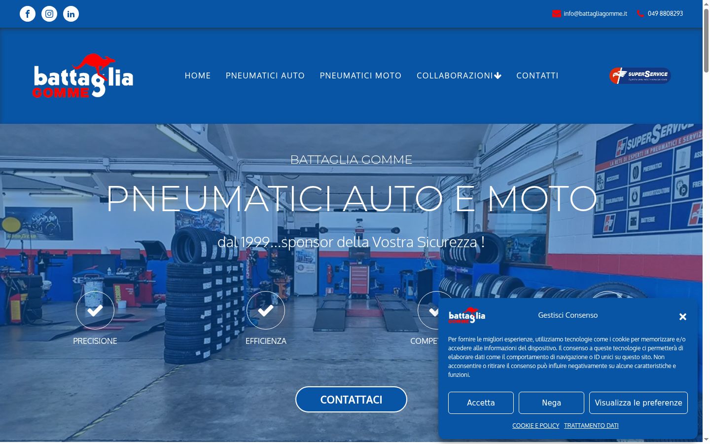Captura de pantalla del banner de consentimiento mostrado antes de cualquier interacción