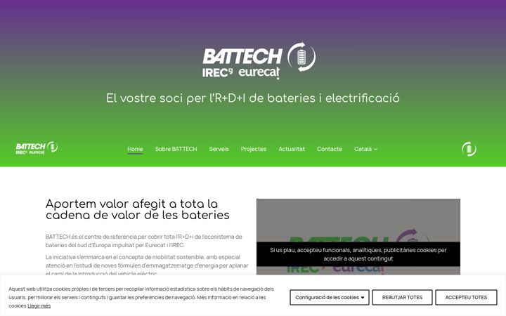 Screenshot of battechbatteryhub.org