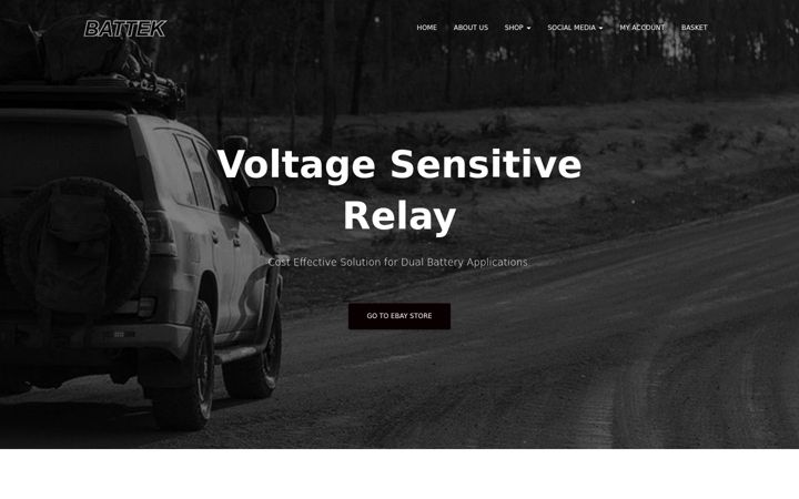 Screenshot of batteksystem.com