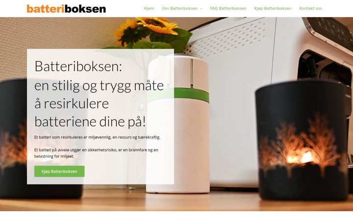 Screenshot di batteriboksen.no