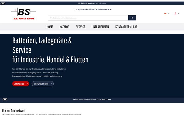 Screenshot of batterie-siems.de