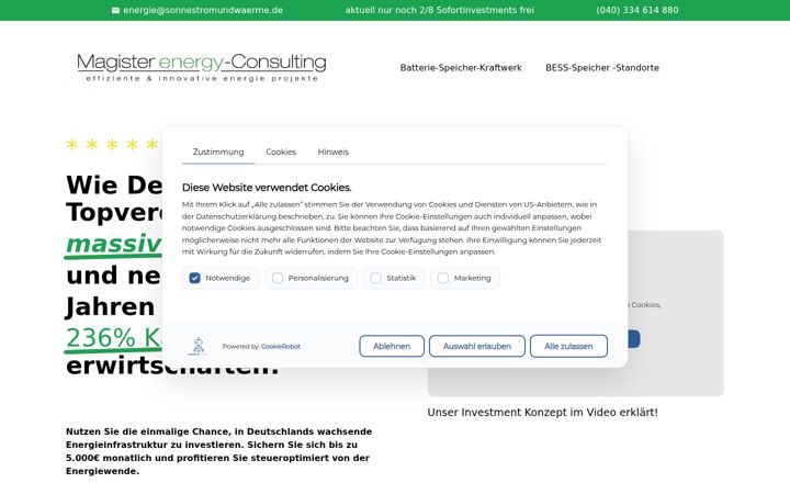 Skjermbilde av batterie-speicher-invest.de