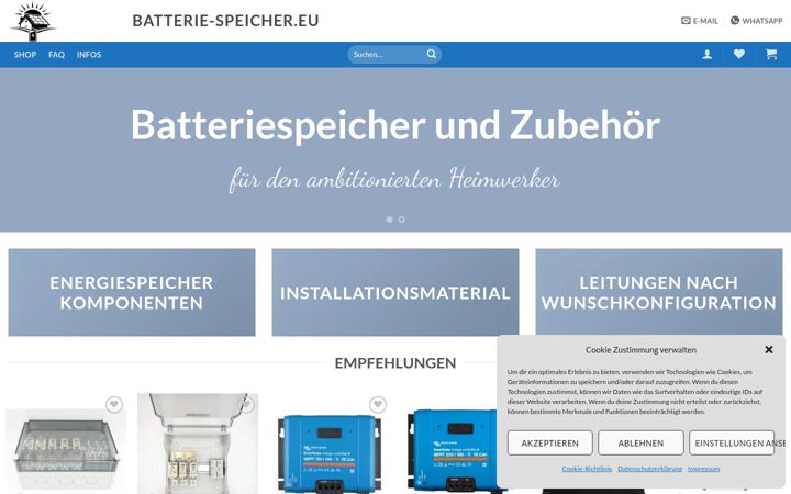 Екранна снимка на batterie-speicher.eu