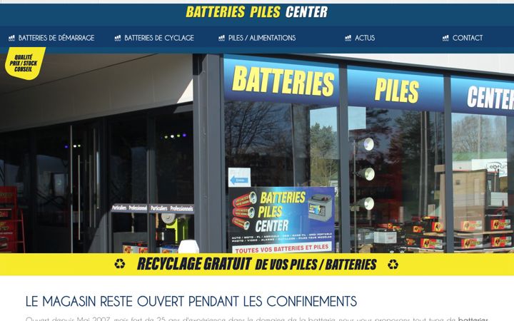 Screenshot of batteries-piles.com