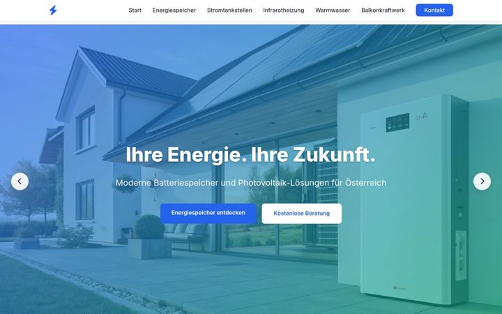 Screenshot of batteriespeicher.top