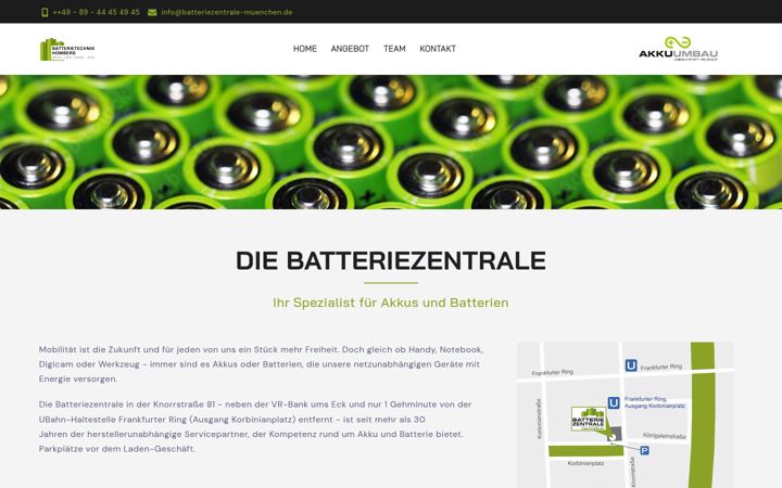 Screenshot of batteriezentrale-muenchen.de
