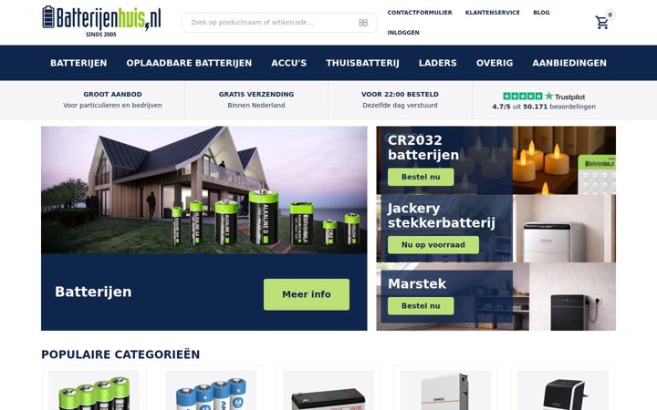 Zrzut ekranu batterijenhuis.nl