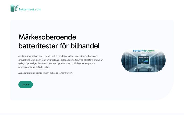 Screenshot of batteritest.com
