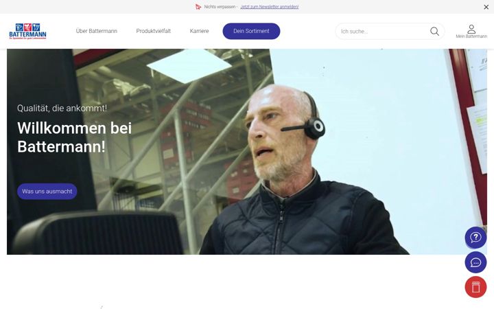 Screenshot of battermann-gmbh.de