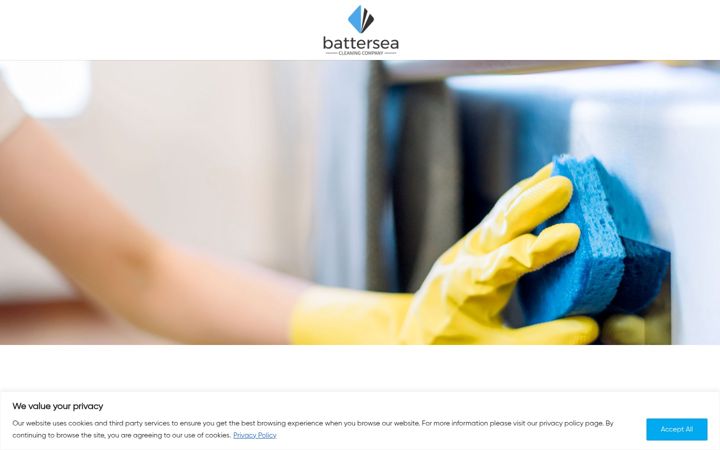 Screenshot of batterseacleaningcompany.co.uk