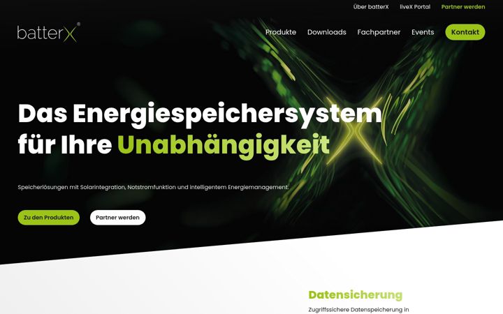 Skærmbillede af batterx.io