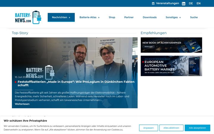 Ekrānuzņēmums no battery-news.de