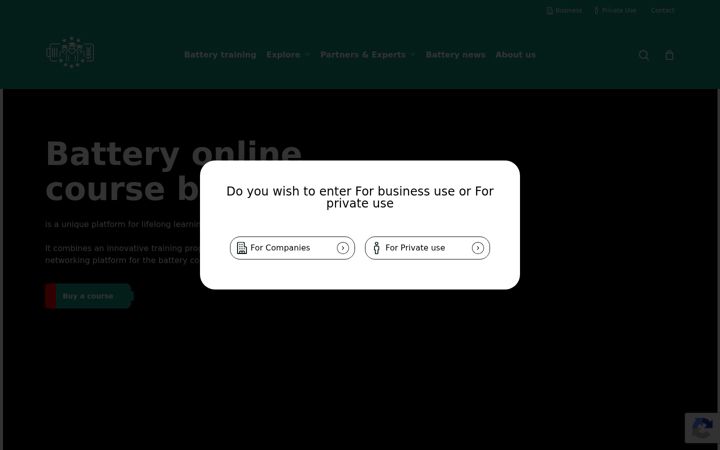 Skjermbilde av batterybusinessclub.com
