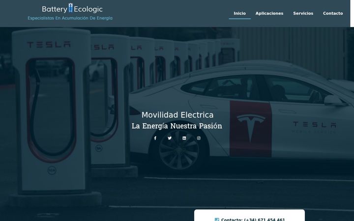 Screenshot of batteryecologic.com