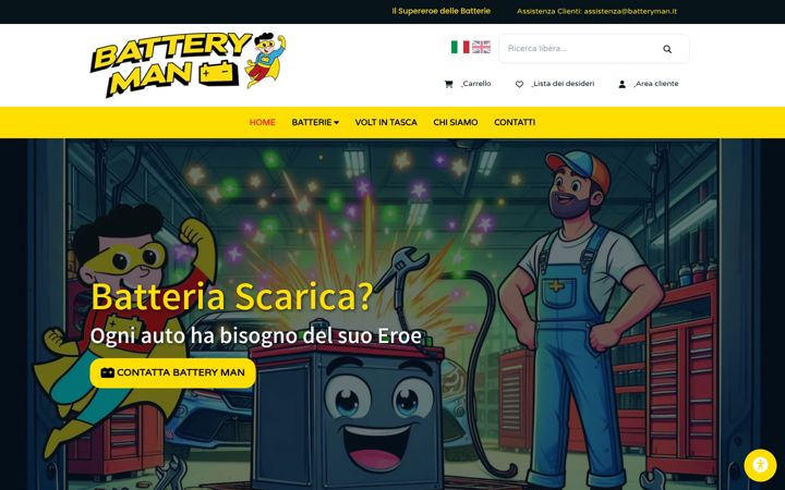 Screenshot of batteryman.it
