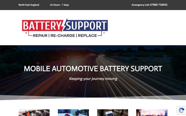 Screenshot of batterysupport.co.uk