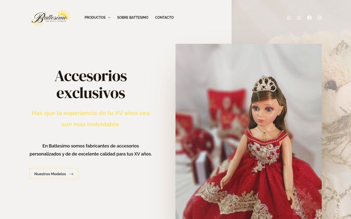 Screenshot of battesimo.com.mx