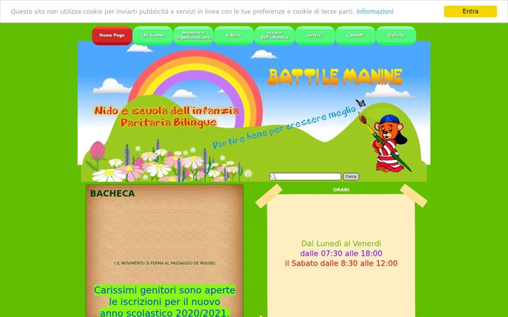 Screenshot of battilemanine.it