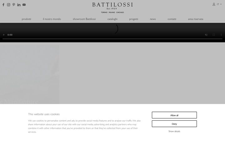 Screenshot of battilossi.com