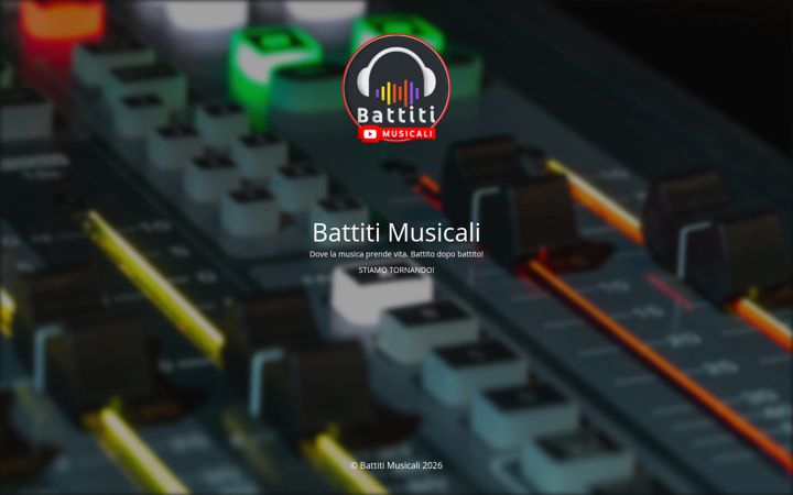 Screenshot of battitimusicali.it