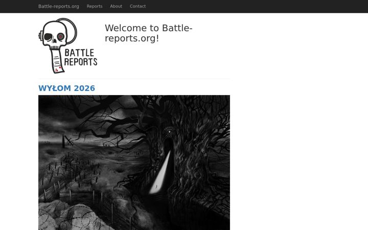 Screenshot of battle-reports.org