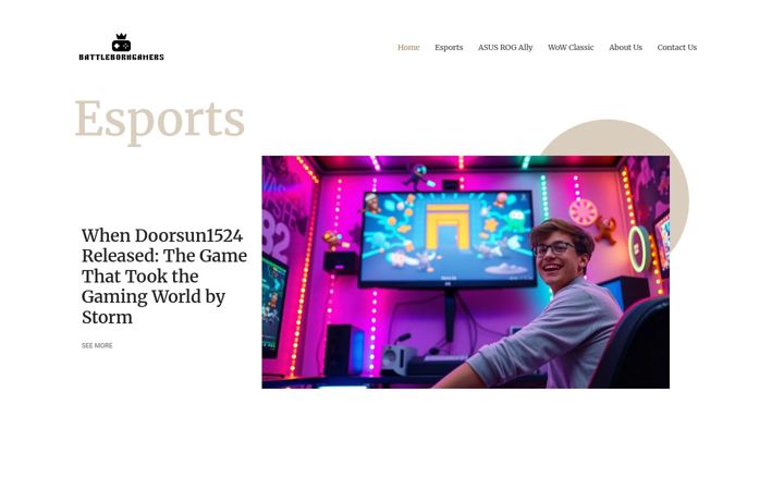 Screenshot of battleborngamers.com