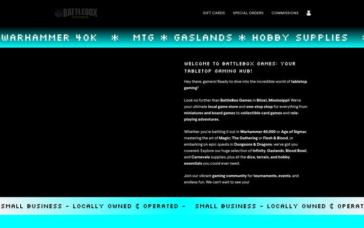 Screenshot of battleboxbiloxi.com