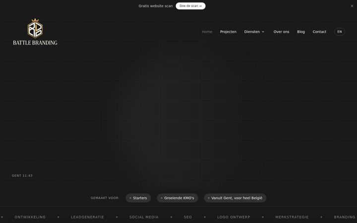 Screenshot of battlebranding.be