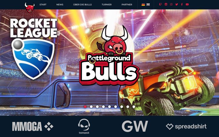 Screenshot of battlebulls.de