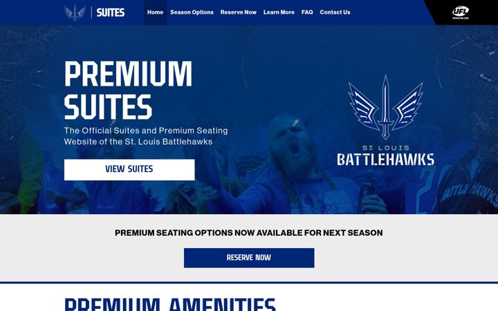 Ekrano kopija battlehawkssuites.com
