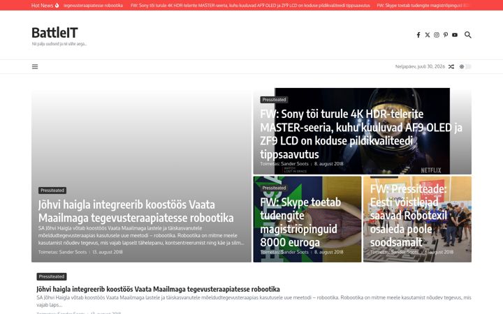 Screenshot of battleit.eu