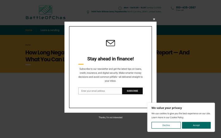 Screenshot of battleofchas.com