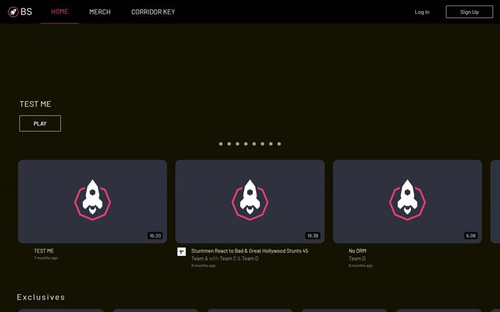Screenshot of battlestar.tv